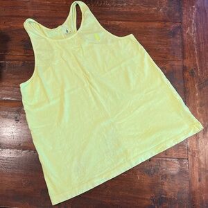 FP MOVEMENT by FREE PEOPLE Disco Lime Rundown Tank Top M